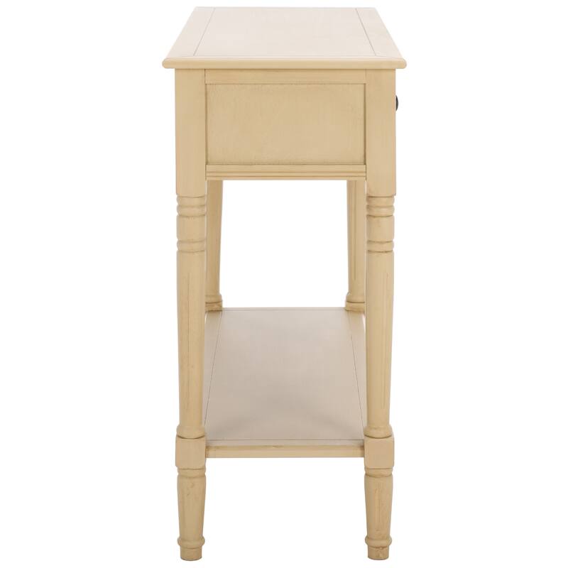 SAFAVIEH Camilla Grey 2-Drawer Console Table - 35.8" x 13.8" x 29.5" - 36"W x 14"D x 30"H