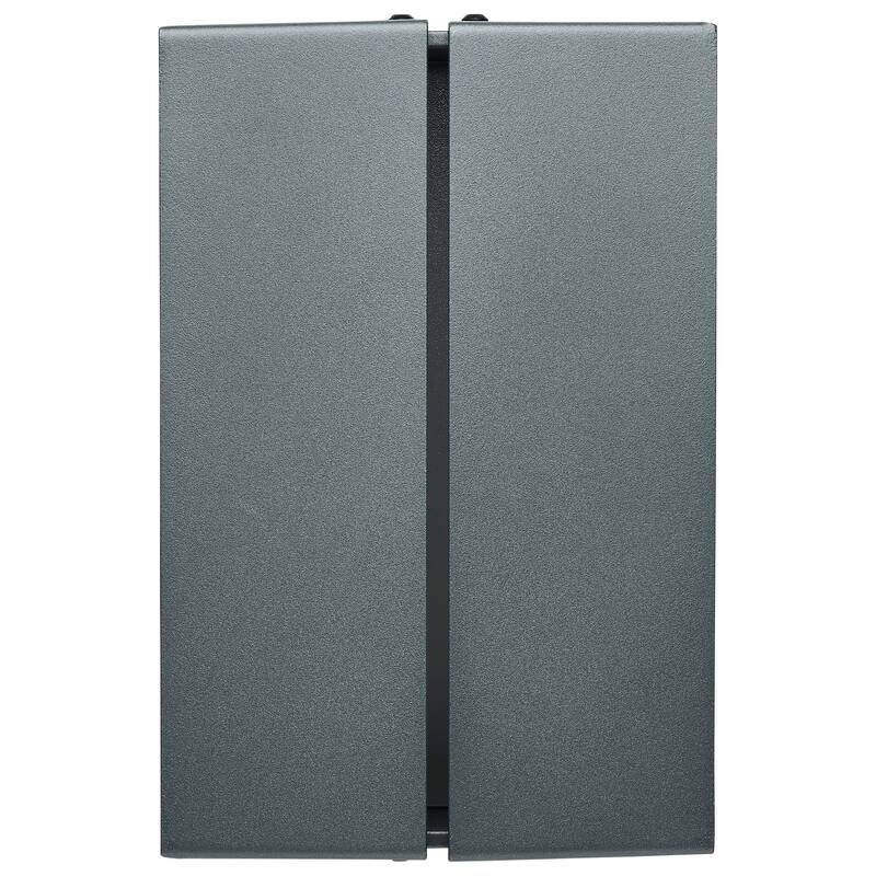 Peak LED Wall Sconce CCT Selectable Matte Gray Finish