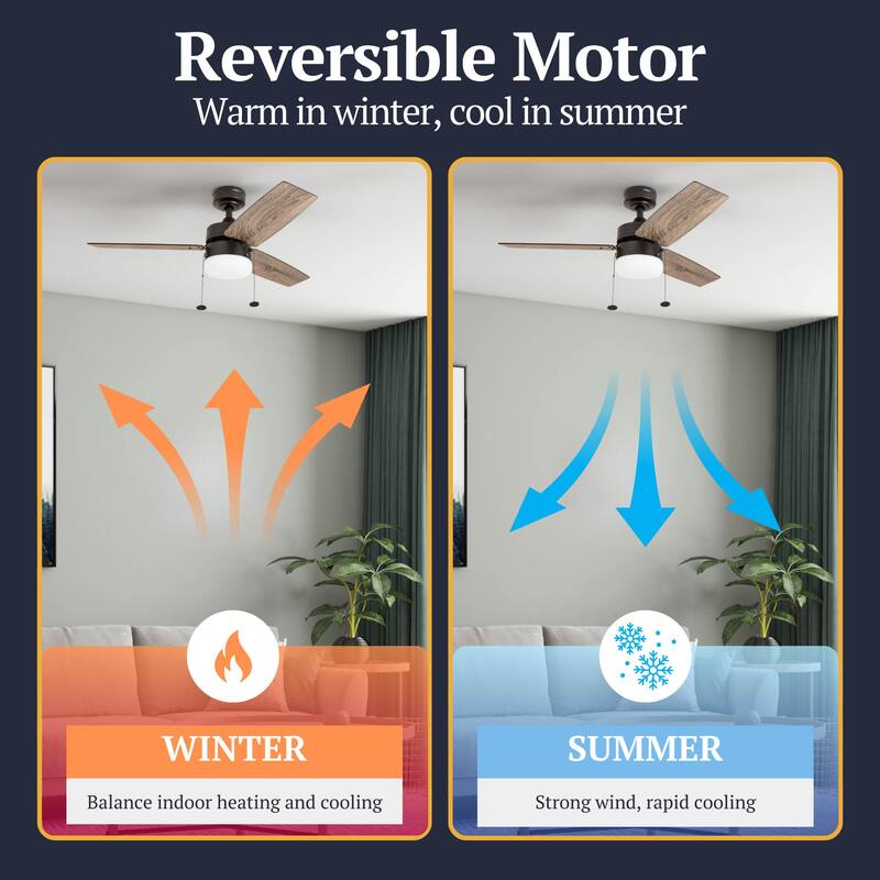 Copper Grove Glenfaba 42-inch Espresso Ceiling Fan with 3 Barnwood Blades