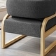 preview thumbnail 36 of 35, Corvus Danzig Teddy Fabric 1-Piece Accent Chair