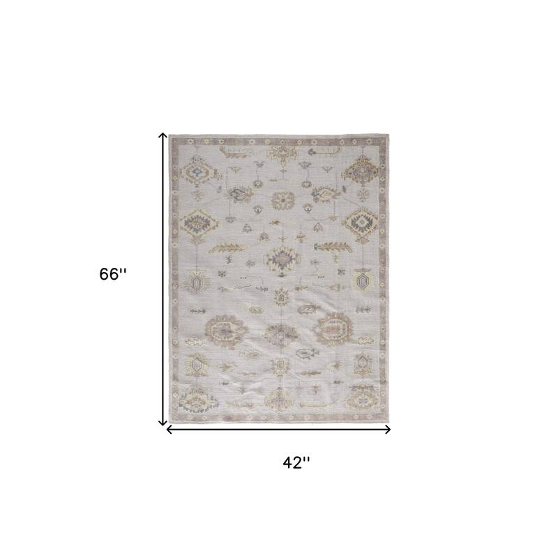 Vabo Floral Traditional Stain Resistant Durable Area Rug By HomeRoots