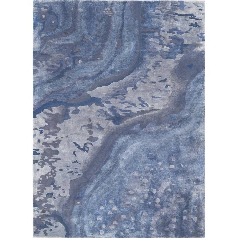 Nourison Prismatic Area Rug - 3'9" x 5'9" - Blue - Rectangle