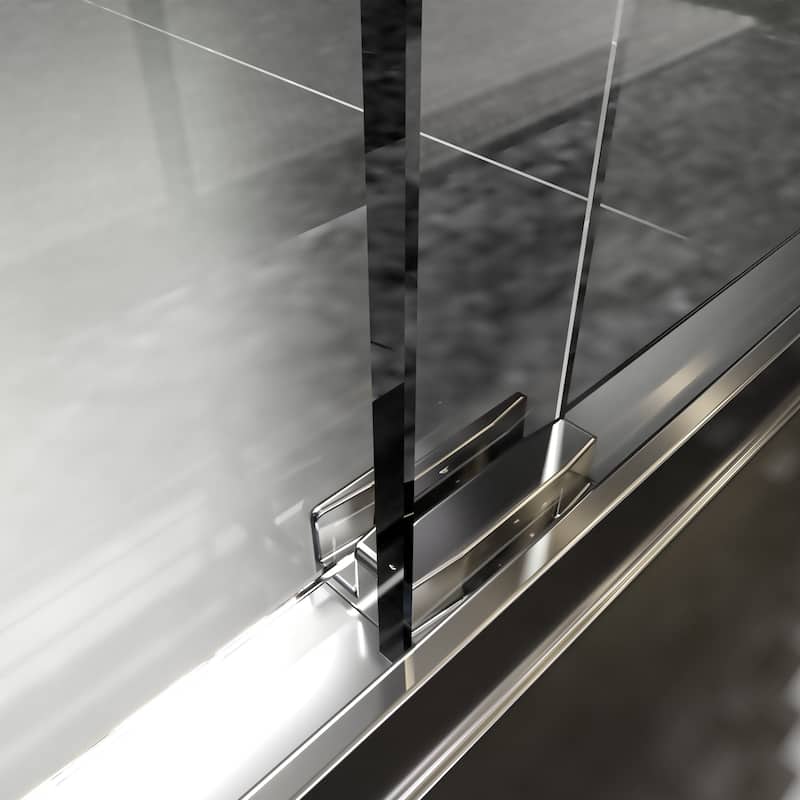 56"-60" x 70" Semi-Frameless Double Sliding Shower Door