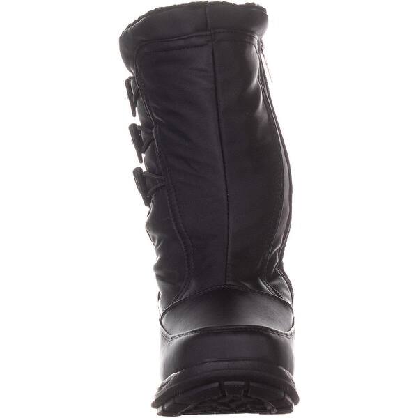 Shop Sporto Dana Mid Calf Winter Boots Black Overstock 25696472