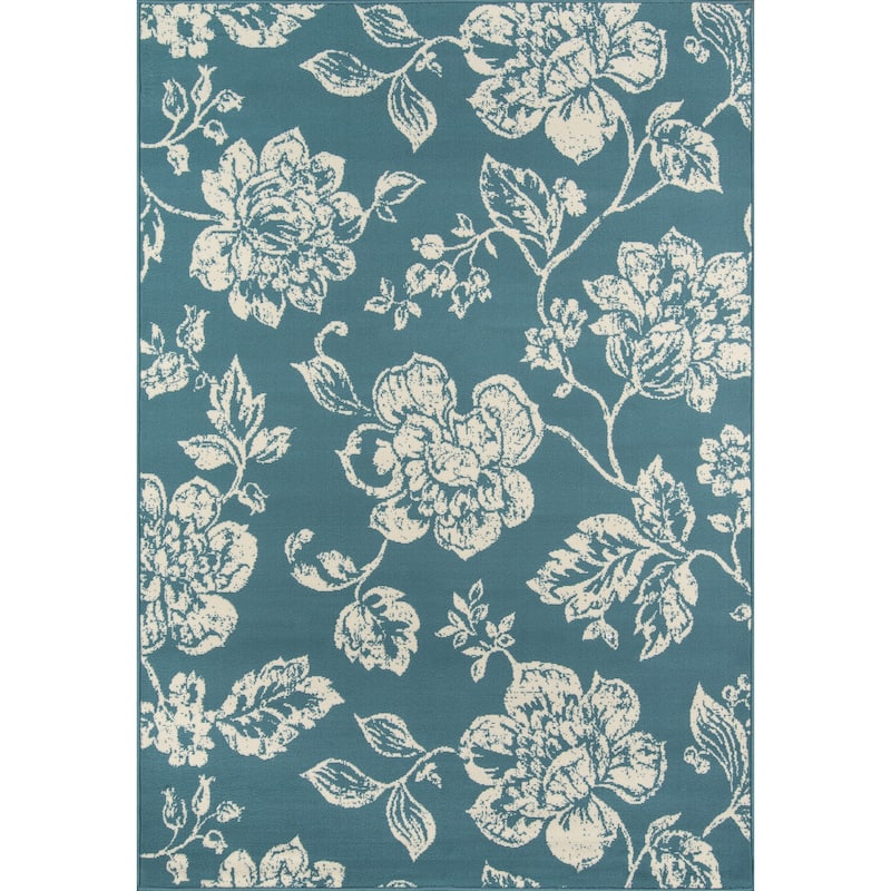 Momeni Baja Floral Blooms Indoor Outdoor Rug