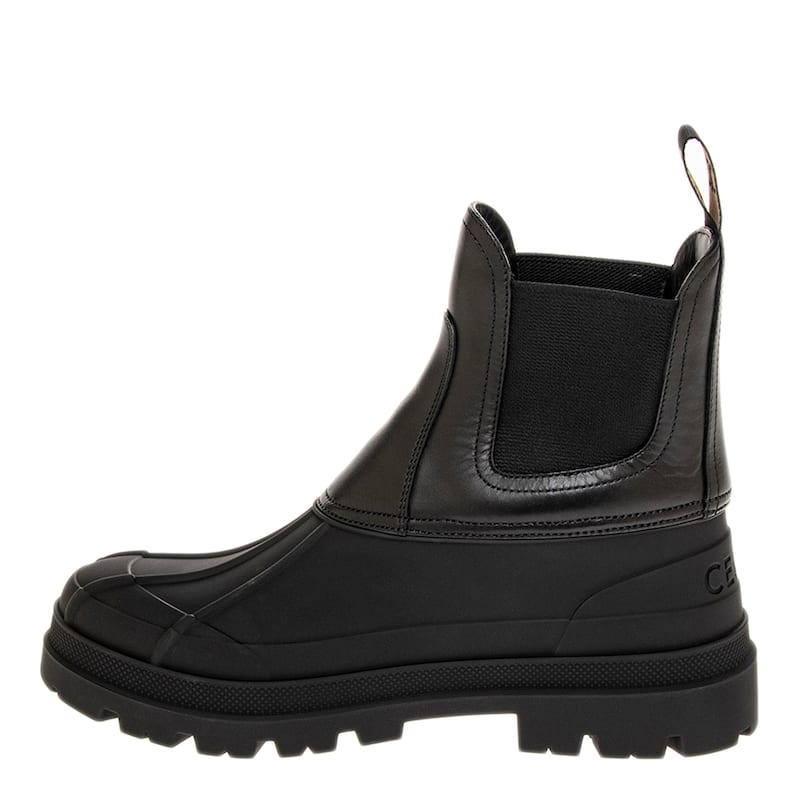 Celine Riley Ankle Boots in Calfskin - Black
