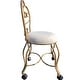 preview thumbnail 9 of 16, Carolina Living Victorian Vanity Stool with Back