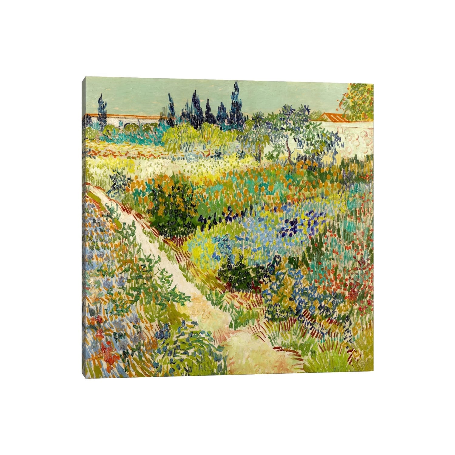 iCanvas "The Garden at Arles" by Vincent van Gogh Canvas Print