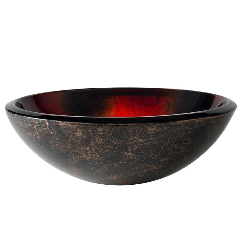 Kraus 17" Mercury Glass Vessel Bathroom Sink Only