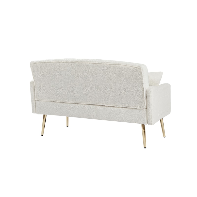 teddy fabric 2-seater sofa