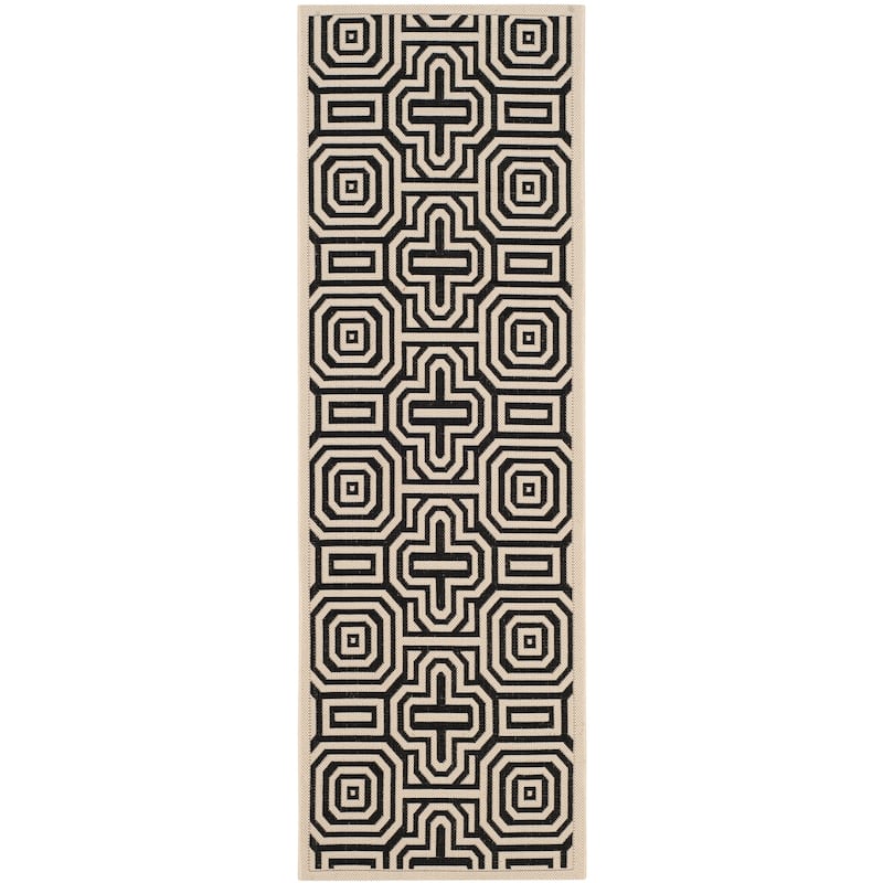 SAFAVIEH Courtyard Billye Indoor/ Outdoor Waterproof Patio Backyard Rug