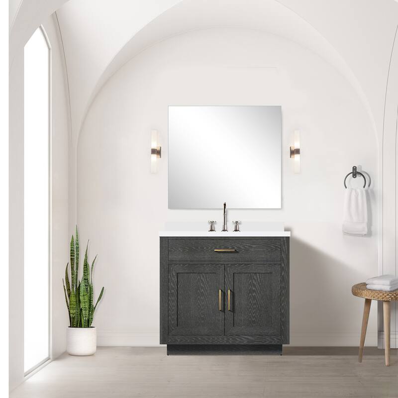 Abbey Bath Vanity with Quartz Top and Sink