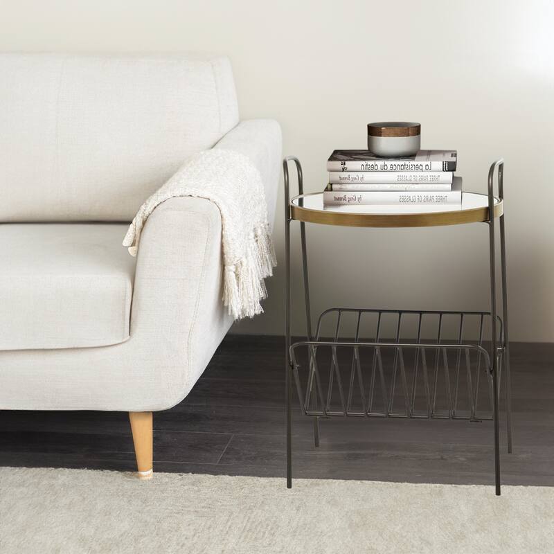 Metal Multifuctional Magazine Rack 24 x 15 x 13