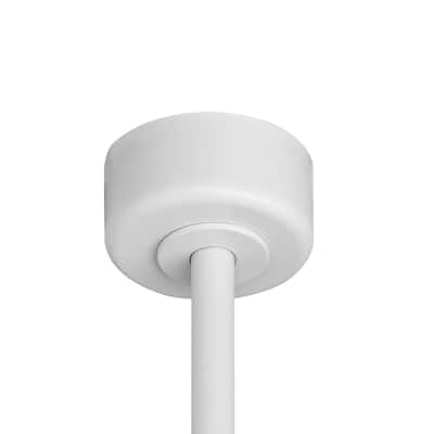 50" White Modern ABS 3-Blade Outdoor Ceiling Fan without Light