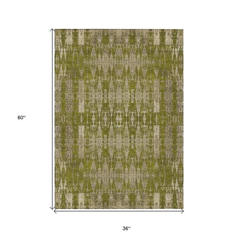 HomeRoots Moroccan Transitional Rectangle Outdoor Rug