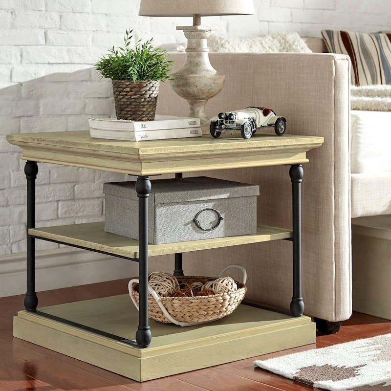 Dubrovnik Cornice Accent Storage Side Table