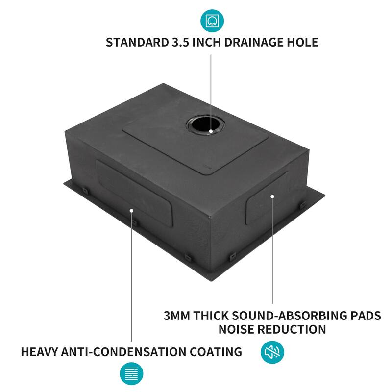 Drop In Topmount 16 Gauge Stainless Steel Kitchen Sink