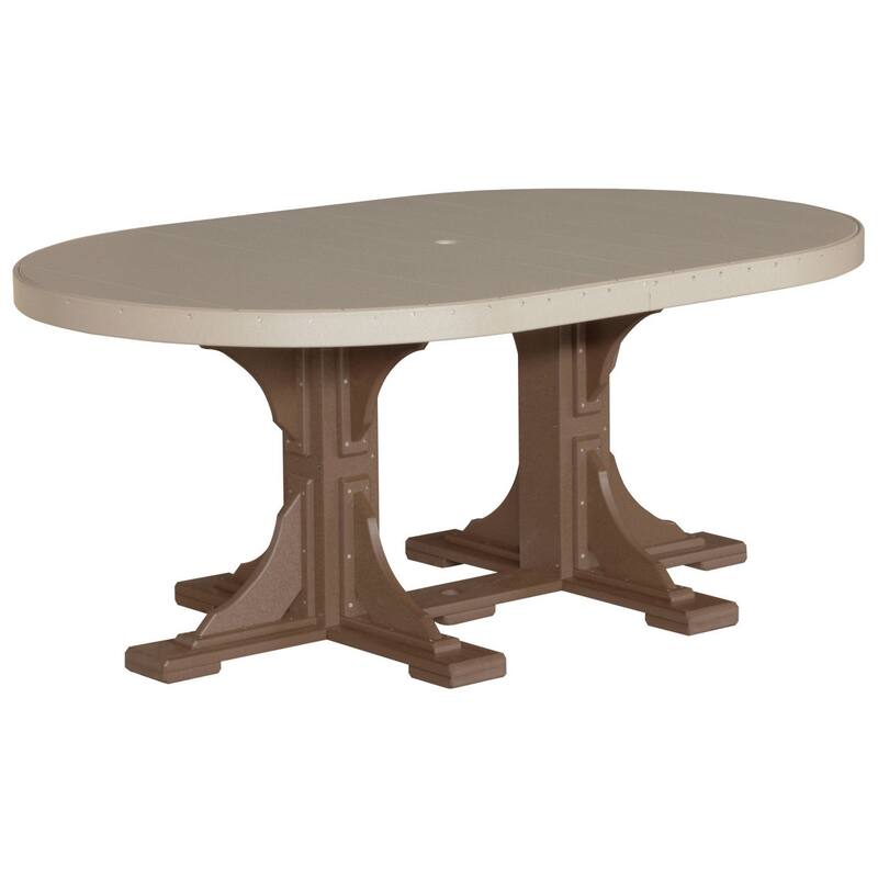 Poly Lumber Oval Table