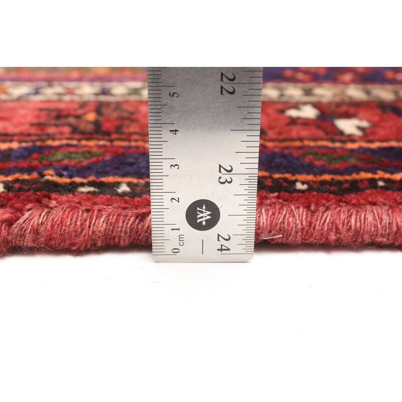 ECARPETGALLERY Hand-knotted Andelz Red Wool Rug - 4'2 x 6'11