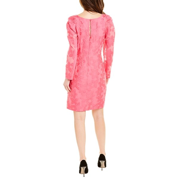 grace high low jacquard dress