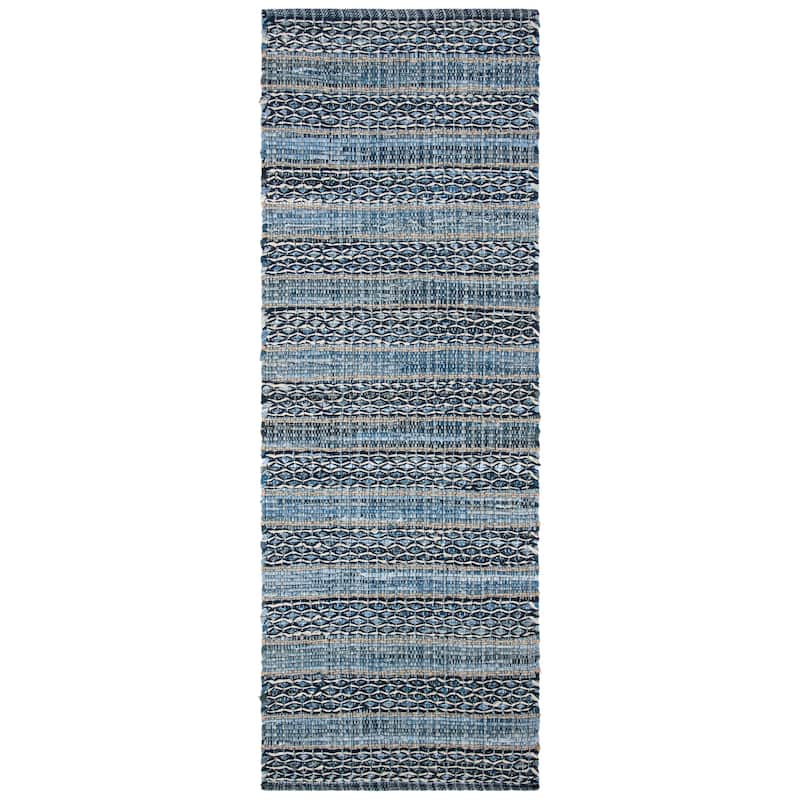 SAFAVIEH Handmade Montauk Mileva Casual Geometric Cotton Rug