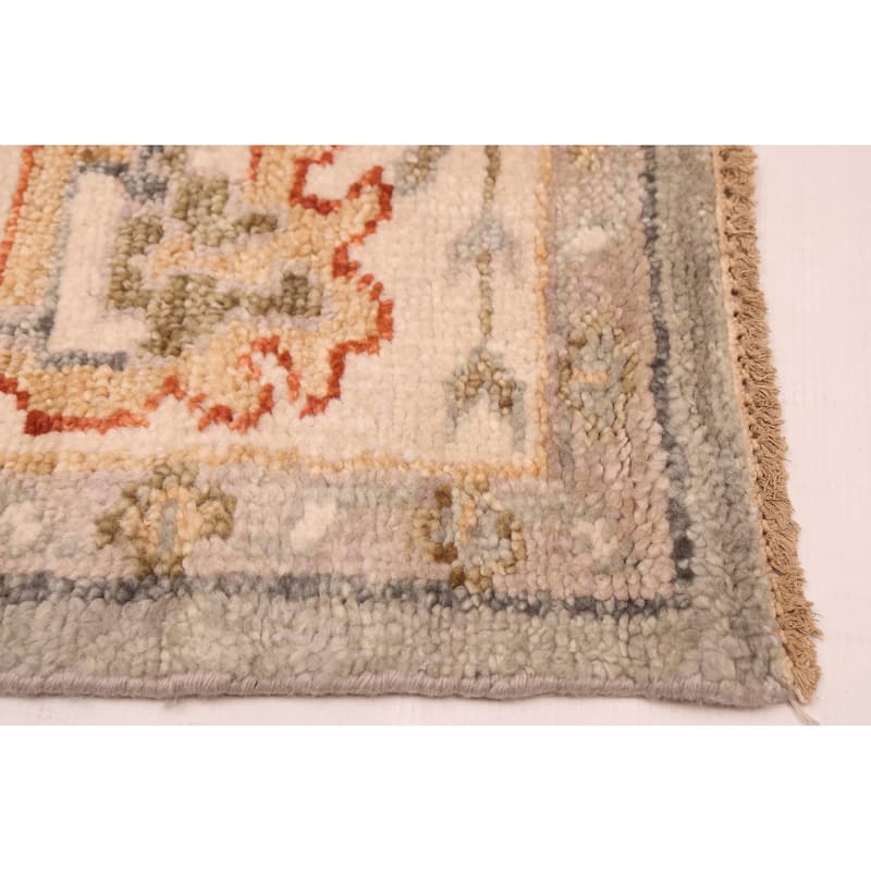 ECARPETGALLERY Hand-knotted Jules Serapi Grey Wool Rug - 7'7 x 9'10