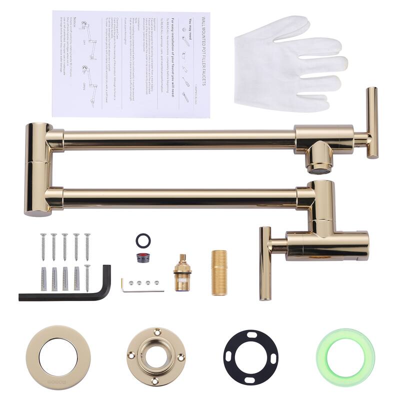 WOWOW Folding Wall Mount Faucets Stretchable