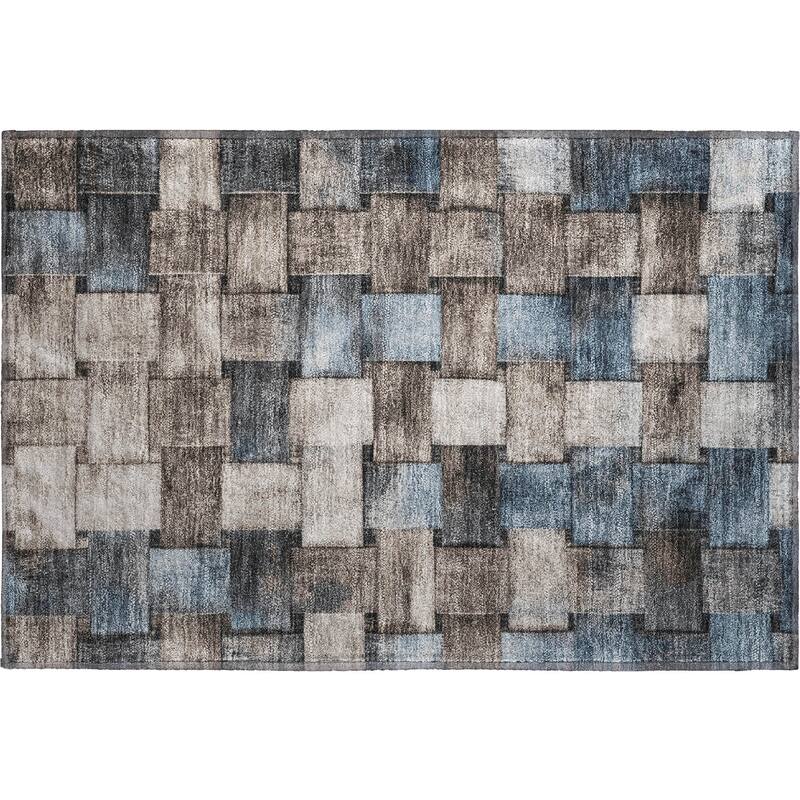 Premium Washable Super Soft Basketweave Mayfield Rug
