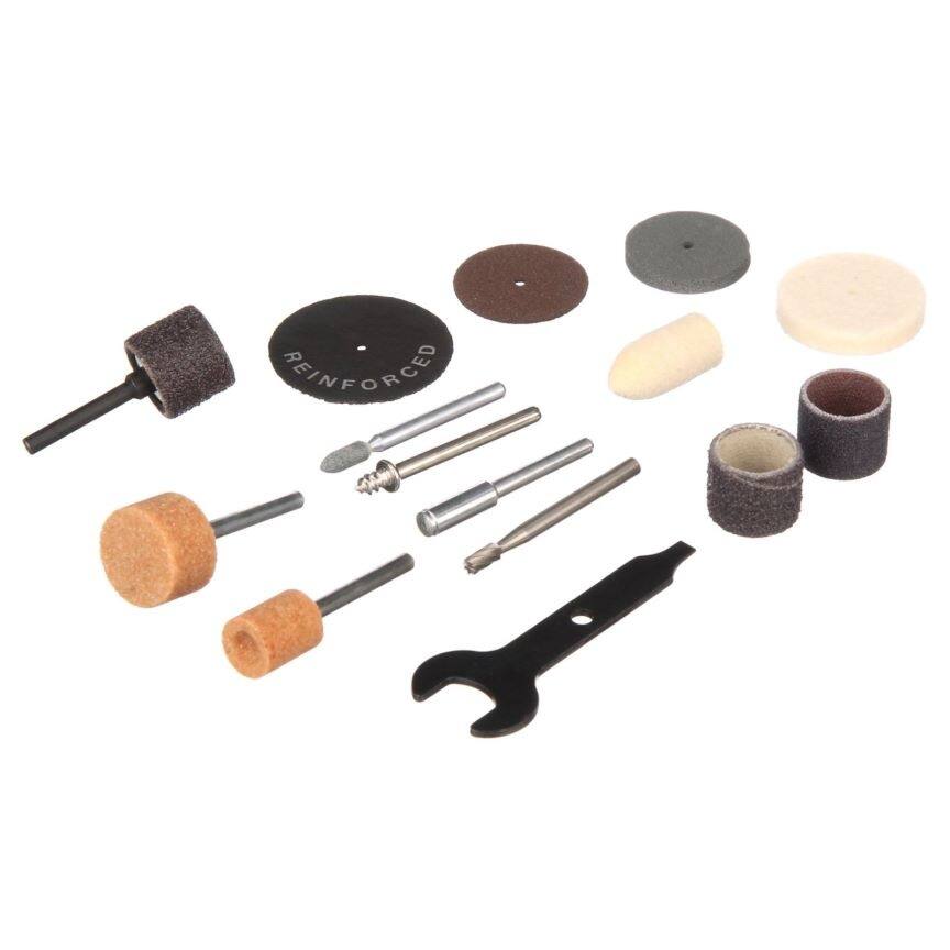 Two Speed Rotary Tool Kit with 1 Attachment 15 Accessories Bed Bath