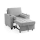 preview thumbnail 5 of 12, 3-in-1 Pull-Out Sleeper Chair Bed Convertible Adjustable Lounge