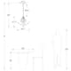 Maxax 4 - Light Unique Classic / Traditional Chandelier with Crystal Accents - MX19046-4-P