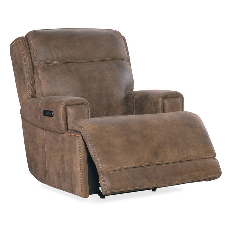 Hooker Furniture SS762-PHZ1 Wheeler 39" Wide Leather Recliner Chair