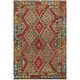 preview thumbnail 1 of 5, Bauhaus Turkish Kilim Osvaldo Hand Woven Area Rug - 4'0" x 5'9"