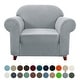 preview thumbnail 48 of 93, Subrtex Stretch Armchair Slipcover 1 Piece Spandex Furniture Protector Light Gray