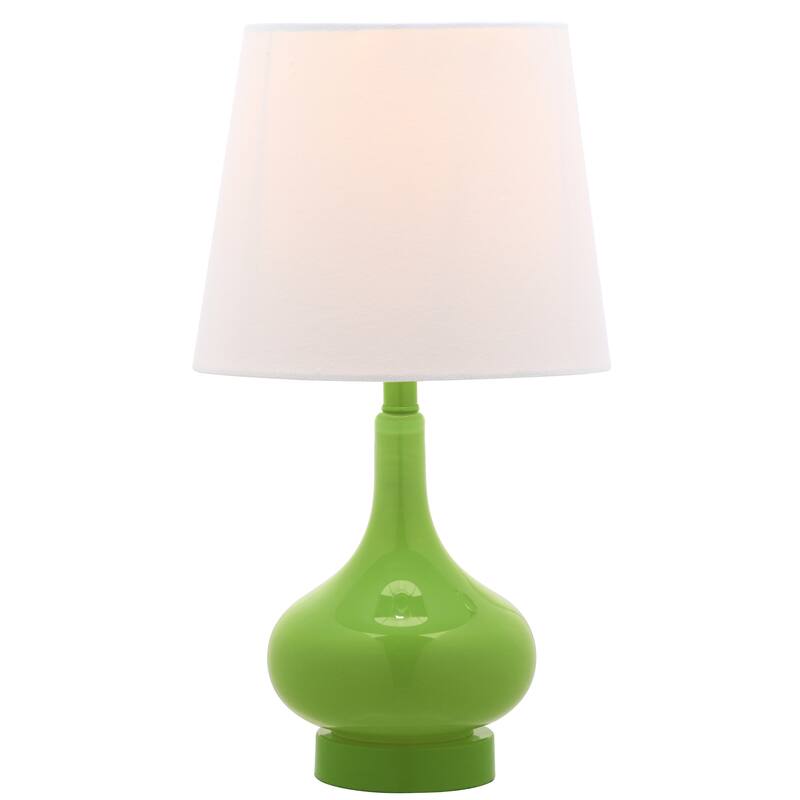 SAFAVIEH Kids Lighting Corina 17.5-inch Green Mini Table Lamp - 9"x9"x17.5" - 9"Wx9"Dx18"H