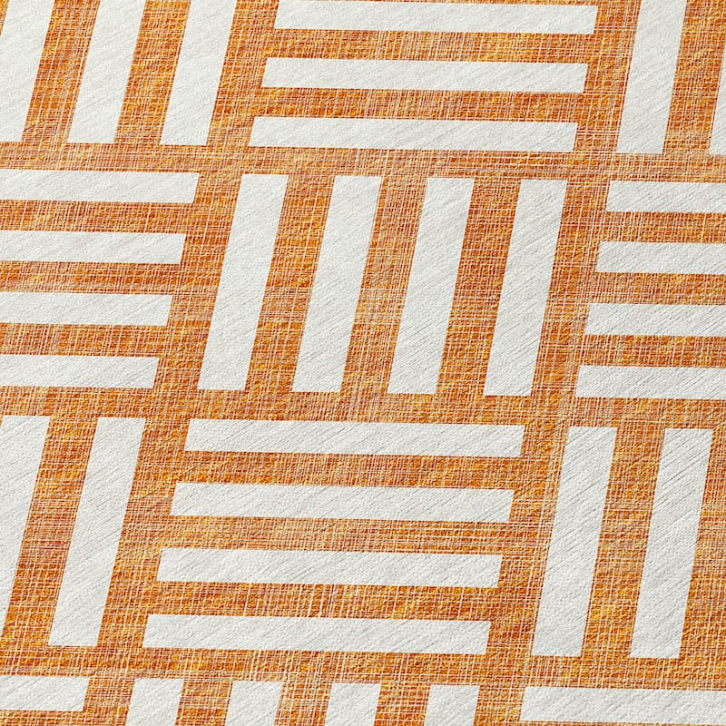 Machine Washable Indoor/ Outdoor Chantille Geo Modern Rug