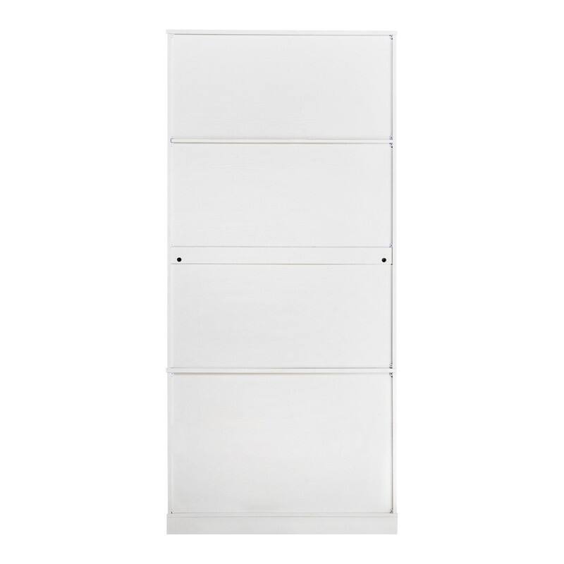 72" Fluted Kitchen Pantry Cabinet, Freestanding Cupboard Storage Cabinet with 2 Drawers for Smart Organization