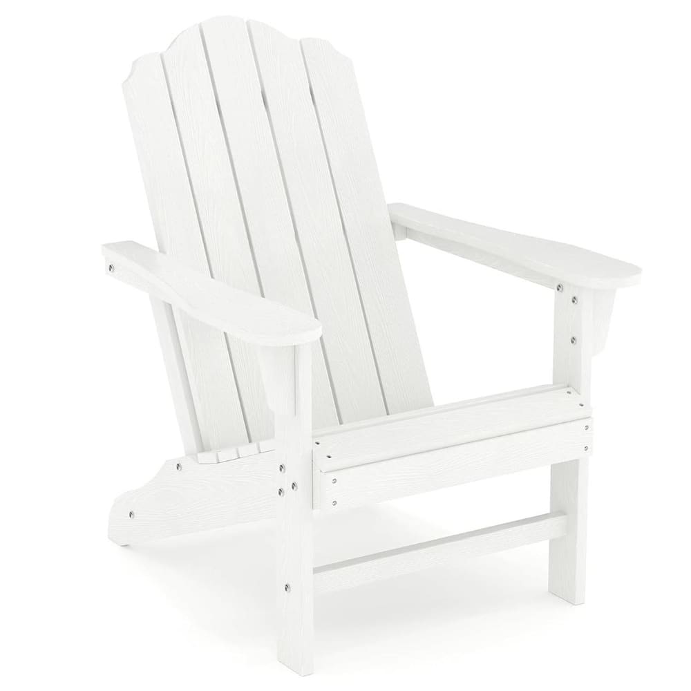 HDPE Adirondack Patio Chairs for Garden, Deck, Backyard, Poolside