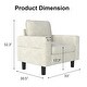 preview thumbnail 2 of 7, Kinbor Multi-Functional Single Sofa Chair for Home, Office, Salon
