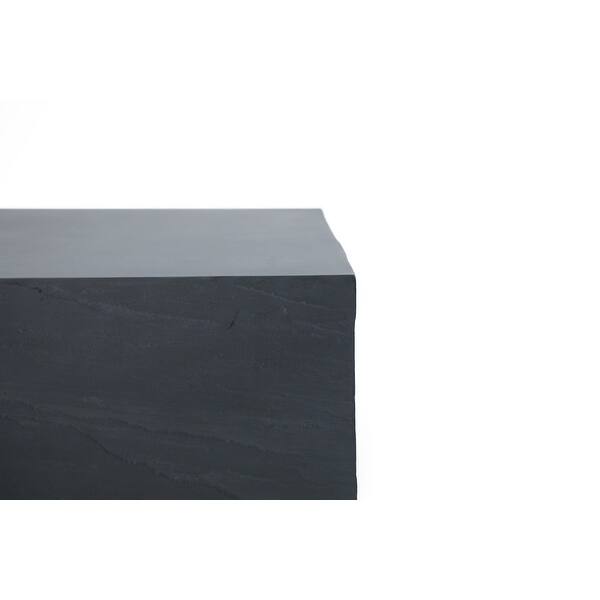 Elementi Home Colorado Concrete Large Coffee Table