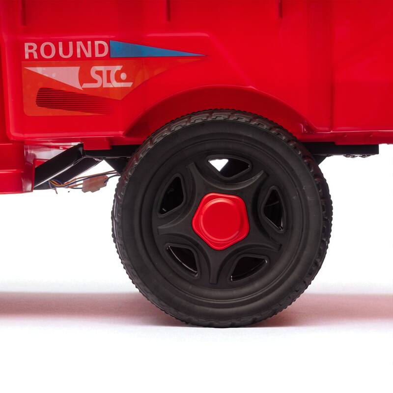 12V Kids Electric 3-Wheel Cargo Truck with Storage, LED Lights, Music, Anti-Slip Wheels, Wide Seat & Stable Trike Design