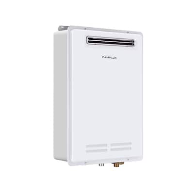 Camplux 6.86 GPM High Capacity Outdoor Natural Gas Tankless Water Heater for Home Shower