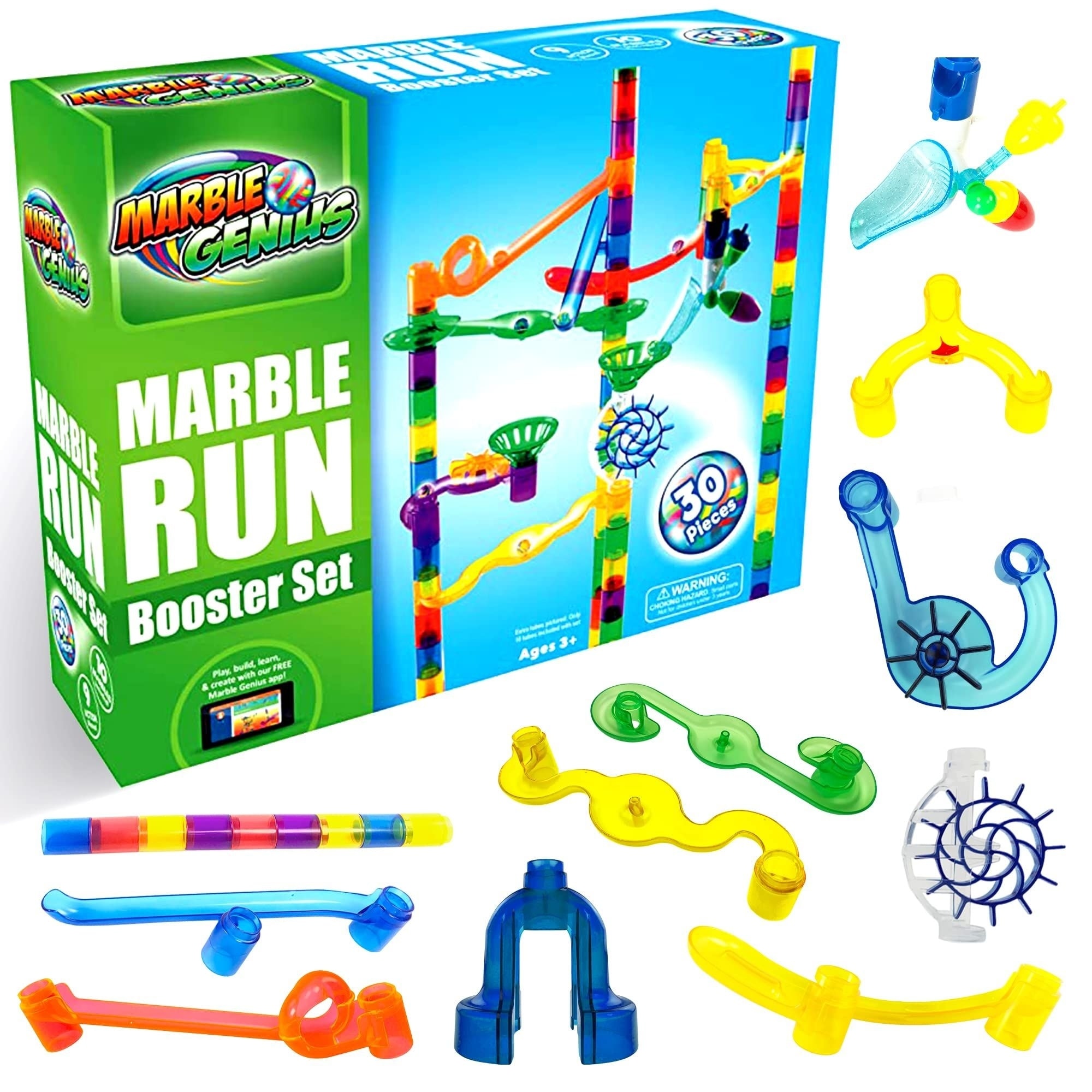 Marble Genius Marble Run Booster Set - Construction Building