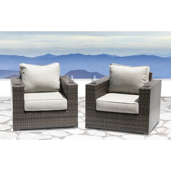 Outdoor patio chair with cushions sales