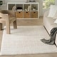 preview thumbnail 3 of 16, Nourison Modern Shag Indoor only Abstract Area Rug