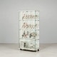 preview thumbnail 63 of 165, Glass Display Cabinet with Doors & Locks, Acrylic Shelves, Floor Standing Storage Showcase for Home or Office