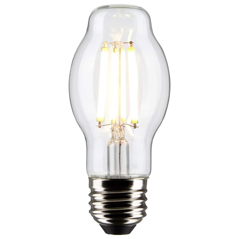 8 Watt BT15 LED - Clear - Medium base - 90 CRI - 2700K - 120 Volt