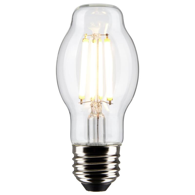 8 Watt BT15 LED - Clear - Medium base - 90 CRI - 5000K - 120 Volt