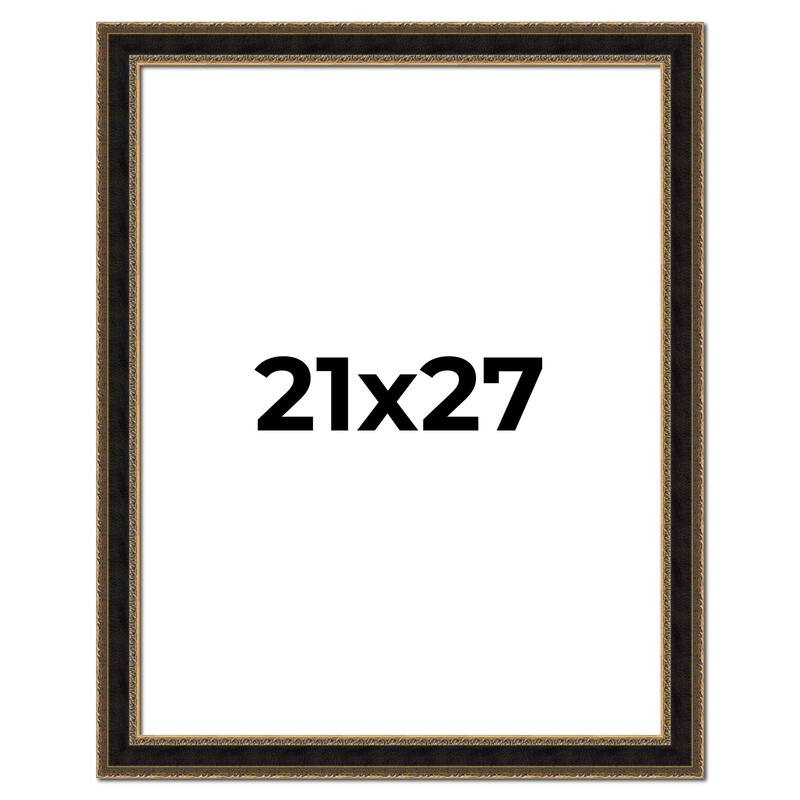 21x27 Frame Gold Antique Vintage Sold Wood Picture Frame | 1.75 Inch