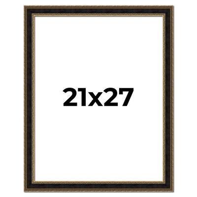 21x27 Frame Gold Antique Vintage Sold Wood Picture Frame | 1.75 Inch